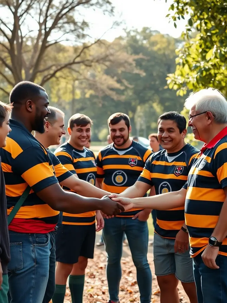 Volunteers assisting at a C.S. Clichy Rugby Folklo event, showcasing the organization's commitment to community involvement and support.